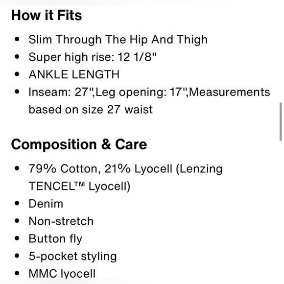 Levi’s Ribcage Straight Ankle- Premium - Picture 3 of 7